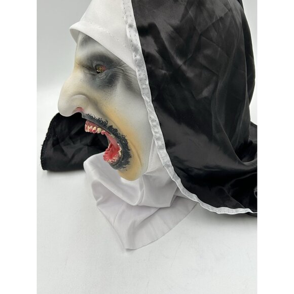 Scary Cosplay The Nun Full Face Halloween Mask Costume Horror Creepy Party Props - Picture 7 of 9